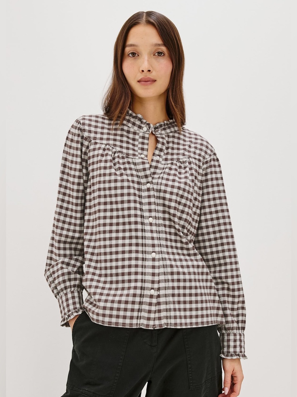 NWT Rails Alanna Shirt Chocolate